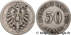 GERMANY 50 Pfennig Empire aigle impérial 1875 Hanovre