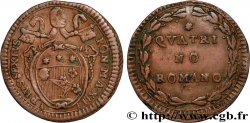 VATICAN ET ÉTATS PONTIFICAUX 1 Quattrino Pie VI an XII n.d.