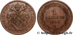 VATICAN - PIUS IX (Giovanni Maria Mastai Ferretti) 1 Baiocco an V 1850 Rome