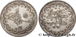 TURKEY 10 Kurush au nom de Abdul Hamid II AH1293 an 33 1907 Constantinople