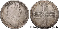UNITED KINGDOM 1/2 Crown Guillaume III 1697