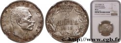 SERBIE (ROYAUME DE...) - PIERRE I 2 Dinara 1915 Paris