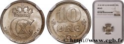 DANEMARK - ROYAUME DU DANEMARK - CHRISTIAN X 10 Ore 1918 Copenhague