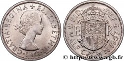 ROYAUME-UNI 1/2 Crown Élisabeth II 1957