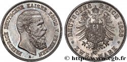ALLEMAGNE - ROYAUME DE PRUSSE - FRÉDÉRIC III 2 Mark 1888 Berlin