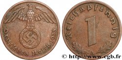 ALLEMAGNE 1 Reichspfennig aigle et swastika 1938 Berlin TTB+