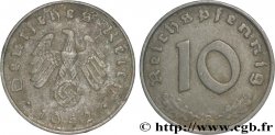 GERMANY 10 Reichspfennig aigle surmontant une swastika 1942 Vienne