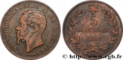 ITALIE 5 Centesimi Victor Emmanuel II 1861 Milan