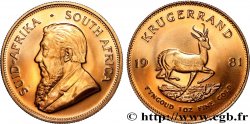 OR, PALLADIUM ET PLATINE INVESTISSEMENT 1 Krugerrand Paul Kruger 1981 Prétoria