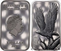 COOK ISLANDS 1 Dollar Proof Aigle 2016