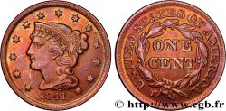 UNITED STATES OF AMERICA 1 cent type “Braided Hair” 1841 Philadelphie
