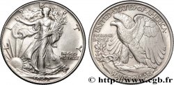 UNITED STATES OF AMERICA 1/2 Dollar Walking Liberty 1942 Philadelphie