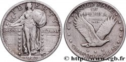 ÉTATS-UNIS D AMÉRIQUE 1/4 Dollar Liberty 1923 Philadelphie