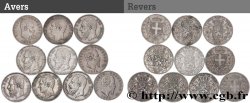 SILBER-INVESTMENT Lot de 10 écus de 5 Francs Union Latine n.d.