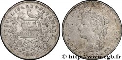 GUATEMALA 1 Peso 1882  TB+