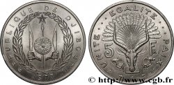 DJIBOUTI 5 Francs 1977 Paris SPL