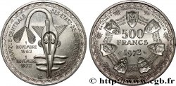 ÉTATS DE L AFRIQUE DE L OUEST (BCEAO) 500 Francs BCEAO 1972 Paris