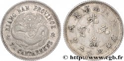 CHINA 7,2 Candareens (10 Cents) Province de Kiang Nan (1898)