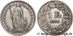 SUISSE 1 Franc Helvetia 1905 Berne