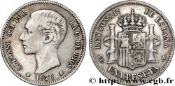 ESPAGNE 1 Peseta Alphonse XII 1876 Madrid