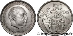 ESPAGNE 50 Pesetas Francisco Franco (59 dans l’étoile) 1957 Madrid