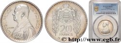 MONACO - PRINCIPAUTÉ DE MONACO - LOUIS II Essai de 20 Francs Turin en argent 1945 Paris SPL64 PCGS