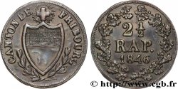 SUISSE - CANTON DE FRIBOURG 2 1/2 Rappen - Canton de Fribourg 1846