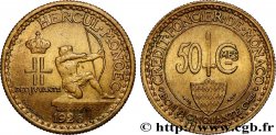 MONACO 50 Centimes émission du Crédit Foncier de Monaco 1926 Poissy
