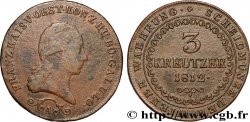 AUSTRIA 3 Kreuzer François Ier 1812 Vienne
