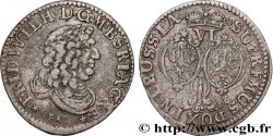 GERMANY - BRANDENBURG 6 Groschen Frédéric-Guillaume 1686 Konigsberg