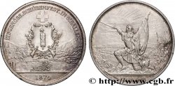 SUISSE 5 Francs, monnaie de Tir, Saint-Gall 1874