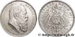 GERMANY - BAVARIA 3 Mark Léopold  1911 Munich  MS