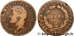 ITALIE - ROYAUME DES DEUX-SICILES 2 Grana Joachim Murat (Gioachino Napoleone) Roi des deux Siciles 1810