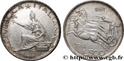 ITALIE 500 Lire Centenaire de l’Unité Italienne 1961 Rome