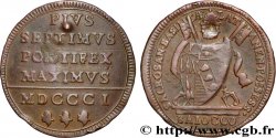 ITALIE - ÉTATS DU PAPE - PIE VII (Barnaba Chiaramonti) 1 Baiocco 1801 Rome