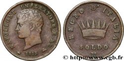 ITALIE - ROYAUME D ITALIE - NAPOLÉON Ier 1 Soldo 1813 Milan