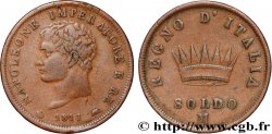ITALIE - ROYAUME D ITALIE - NAPOLÉON Ier 1 Soldo 1811 Milan