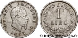 ITALIE 1 Lira Victor Emmanuel II 1863 Milan