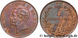 ITALIE 5 Centesimi Royaume d’Italie Victor Emmanuel II 1861 Milan - M
