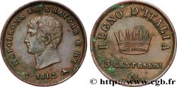 ITALIE - ROYAUME D ITALIE - NAPOLÉON Ier 3 centesimi 1812 Milan