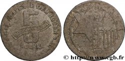 POLOGNE - OCCUPATION ALLEMANDE - GHETTO DE LODZ 5 Mark 1943 Lodz
