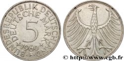 DEUTSCHLAND 5 Mark aigle 1960 Stuttgart