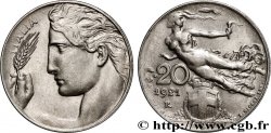 ITALIE 20 Centesimi allégorie de la Liberté 1921 Rome