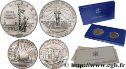 ÉTATS-UNIS D AMÉRIQUE Coffret Liberty Coins Half-Dollar et Dollar 1986 Philadelphie + Denver