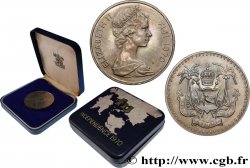 FIDJI 1 Dollar Elisabeth II / emblème 1970