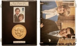 UNITED KINGDOM 25 New Pence (1 Crown) mariage du Prince de Galles et de Lady Diana Spencer 1981