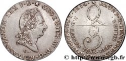 ALLEMAGNE - ROYAUME DE HANOVRE - GEORGES III D ANGLETERRE 2/3 Thaler  1814 Hanovre AU