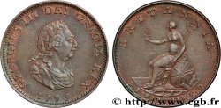 GREAT BRITAIN - GEORGE III 1 Farthing 1799 Soho AU