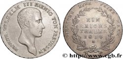 ALLEMAGNE - ROYAUME DE PRUSSE - FRÉDÉRIC-GUILLAUME III 1 Thaler  1814 Berlin AU