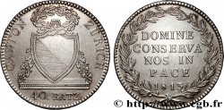 SWITZERLAND - CANTON OF ZÜRICH 40 Batzen 1813 Zurich AU